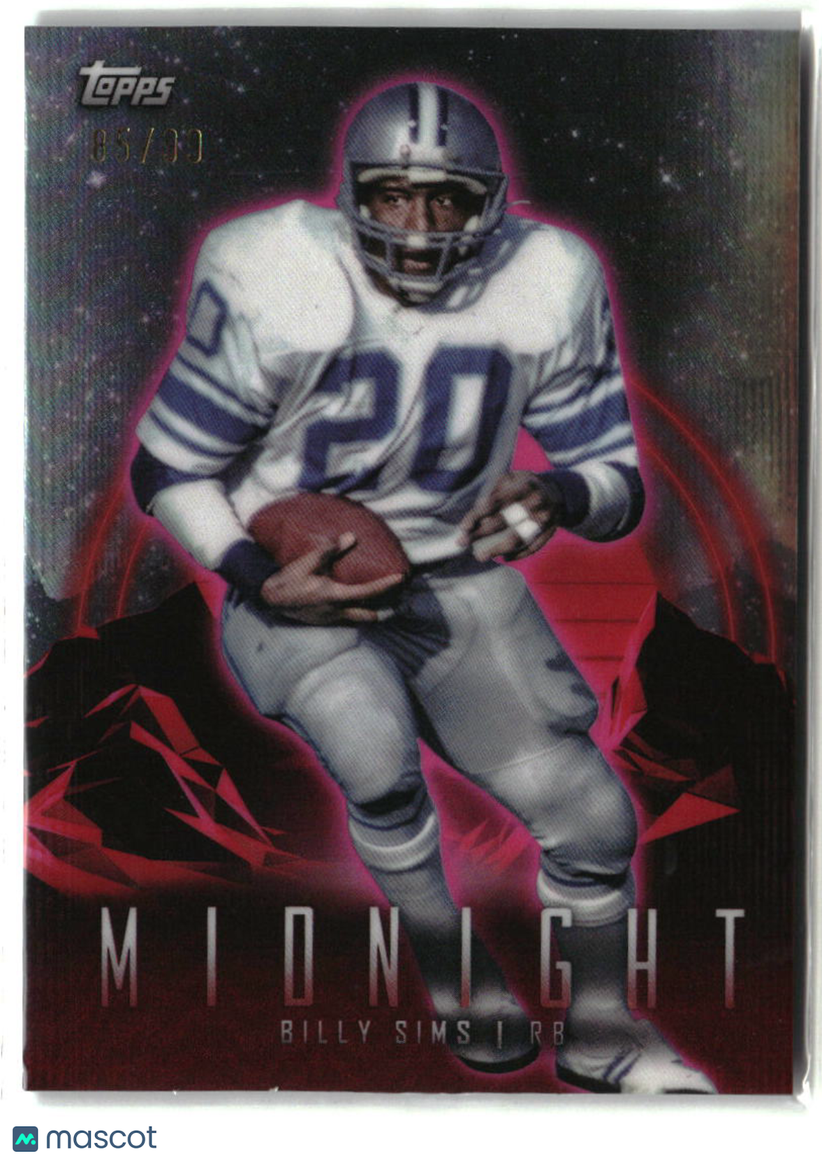 Billy Sims 2024 Topps Midnight Twilight #33 #/99