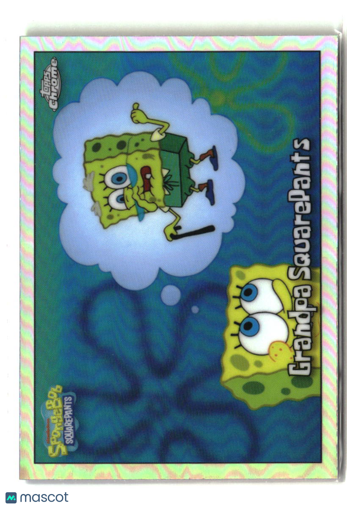 2025 Topps Chrome SpongeBob Grandpa SquarePants Refractor #37