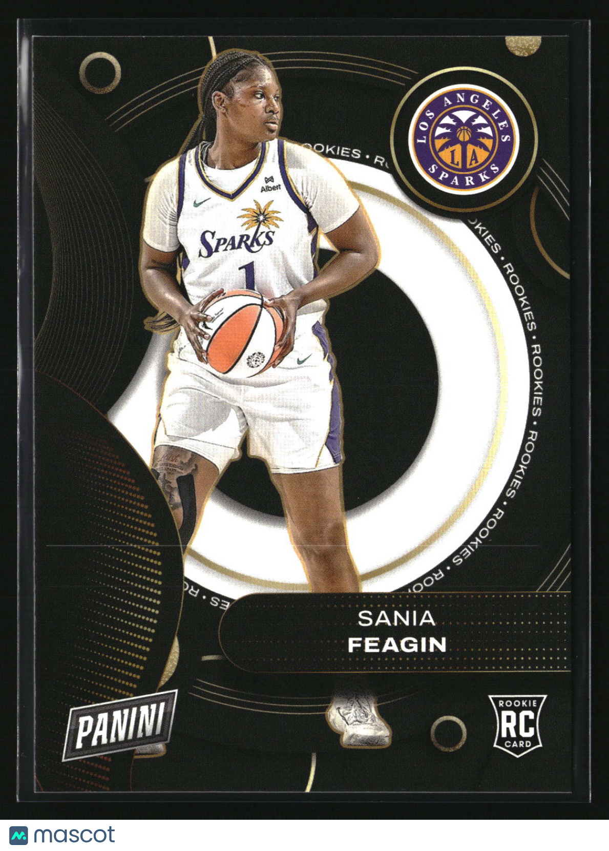 Sania Feagin 2025 Panini WNBA Player of the Day Rookies #RC14