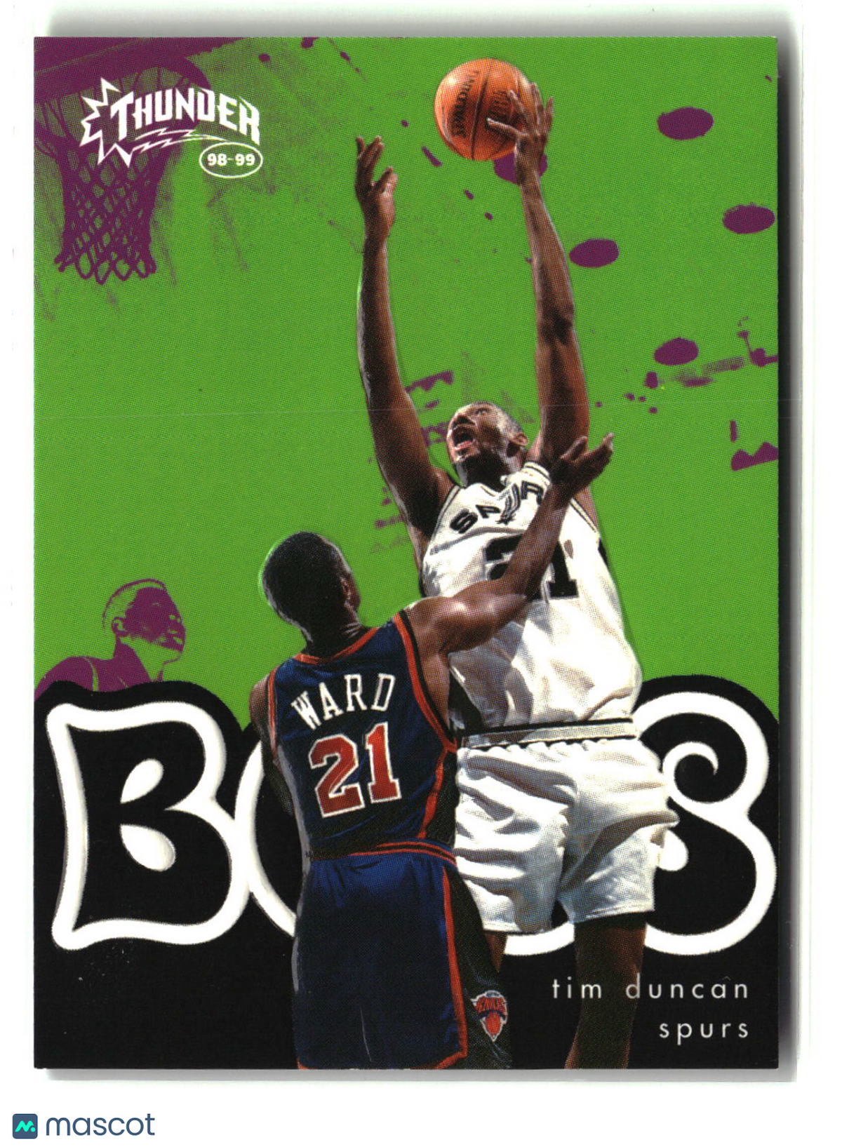 Tim Duncan 1998-99 SkyBox Thunder Boss #3 B