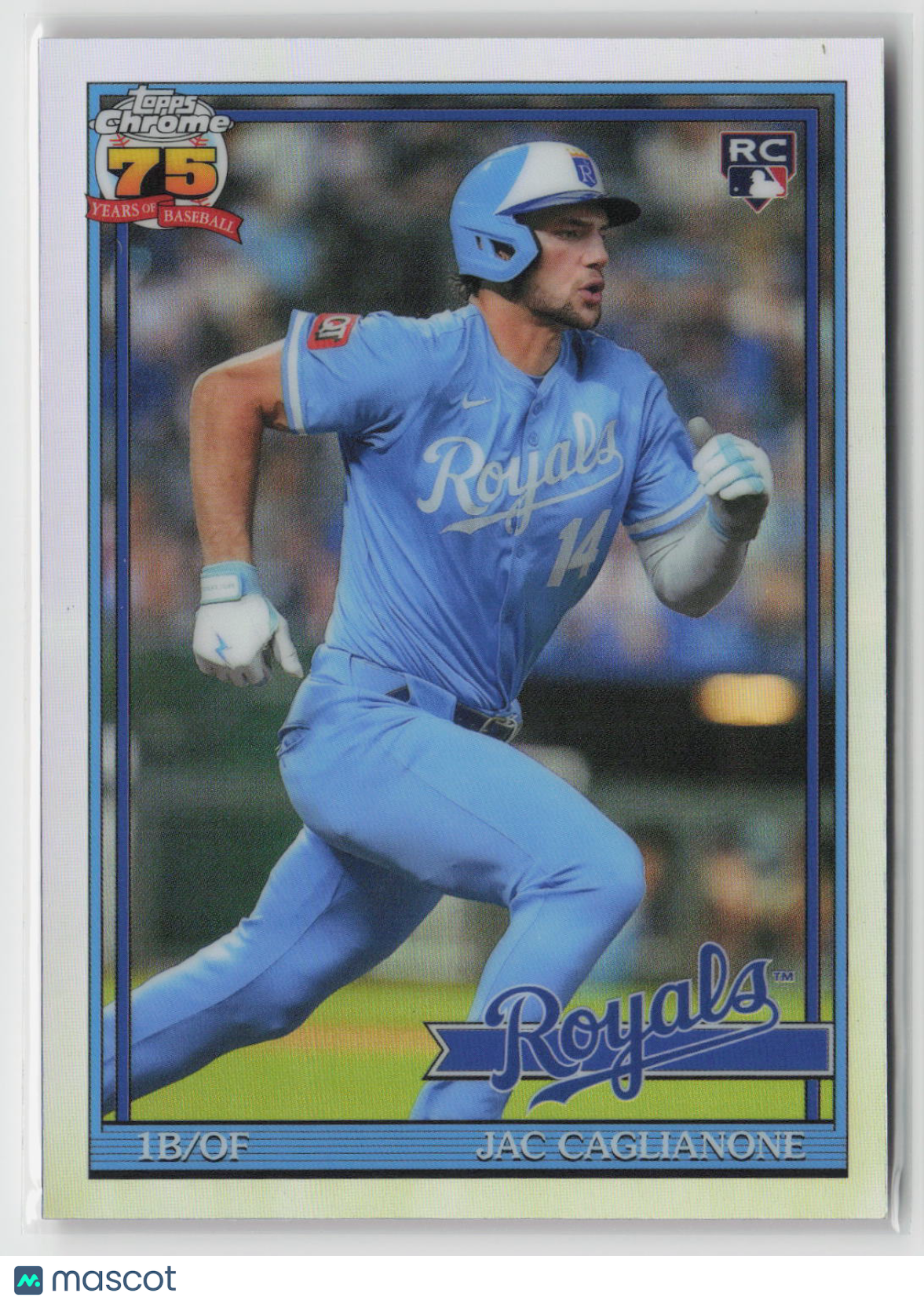 Jac Caglianone 2026 Topps Chrome 1991 Topps Baseball 35th Anniversary #91CB-20