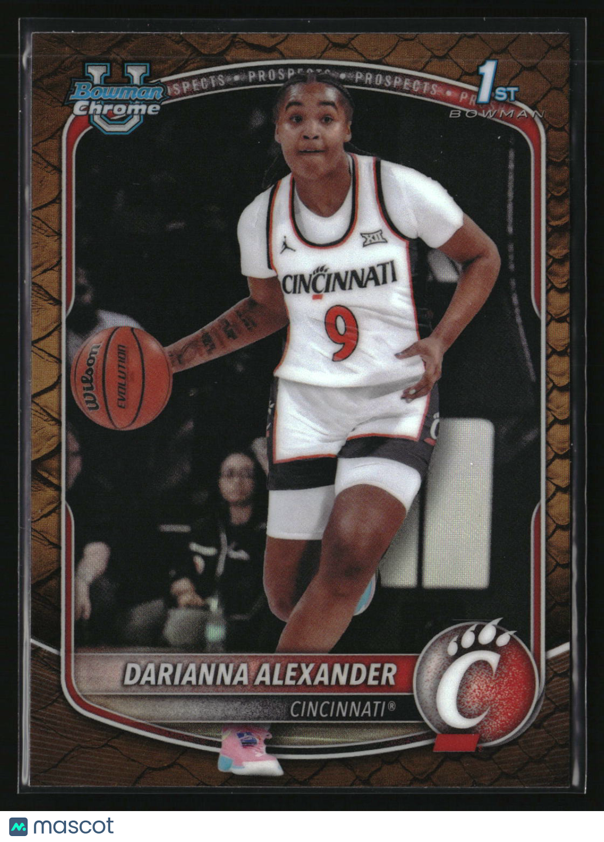 Darriana Alexander 2025-26 Bowman Chrome Prospects Reptilian Refractor #BCP-69