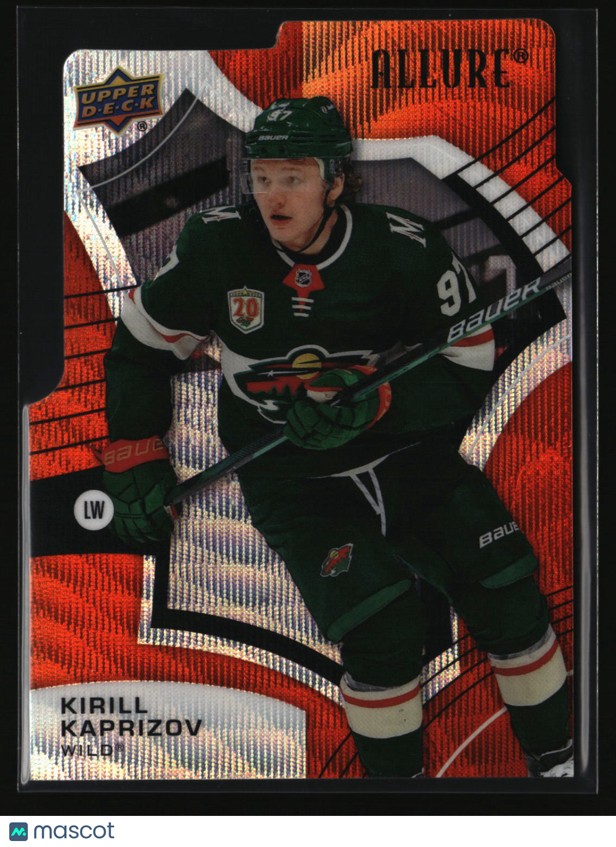 Kirill Kaprizov 2021-22 Upper Deck Allure Orange Slice Die Cut #40