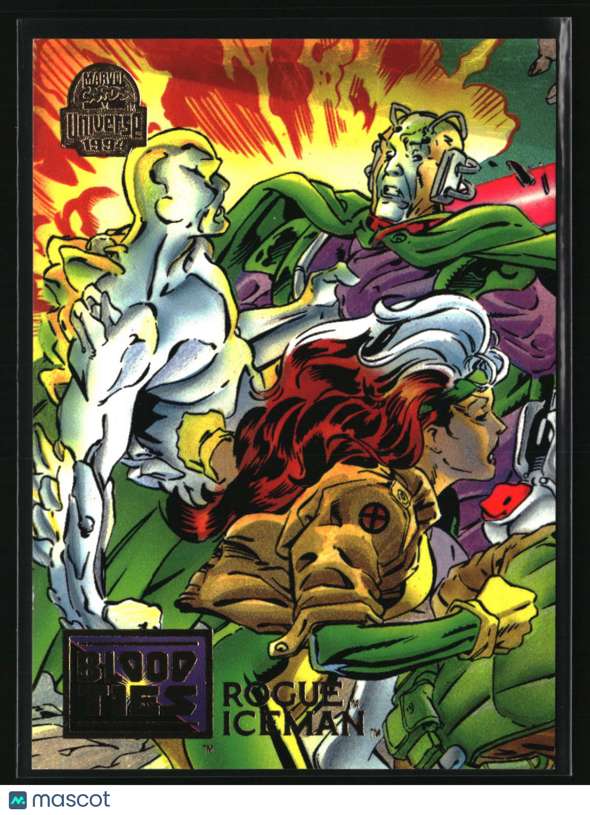 Iceman & Rogue 1994 Fleer Marvel Universe #28