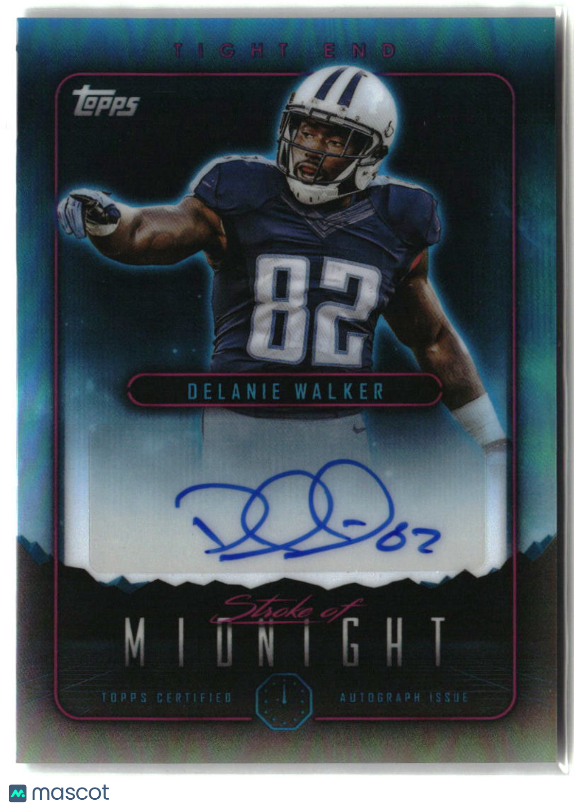 Delanie Walker 2024 Topps Midnight Stroke of Midnight Autographs #SMA-DW