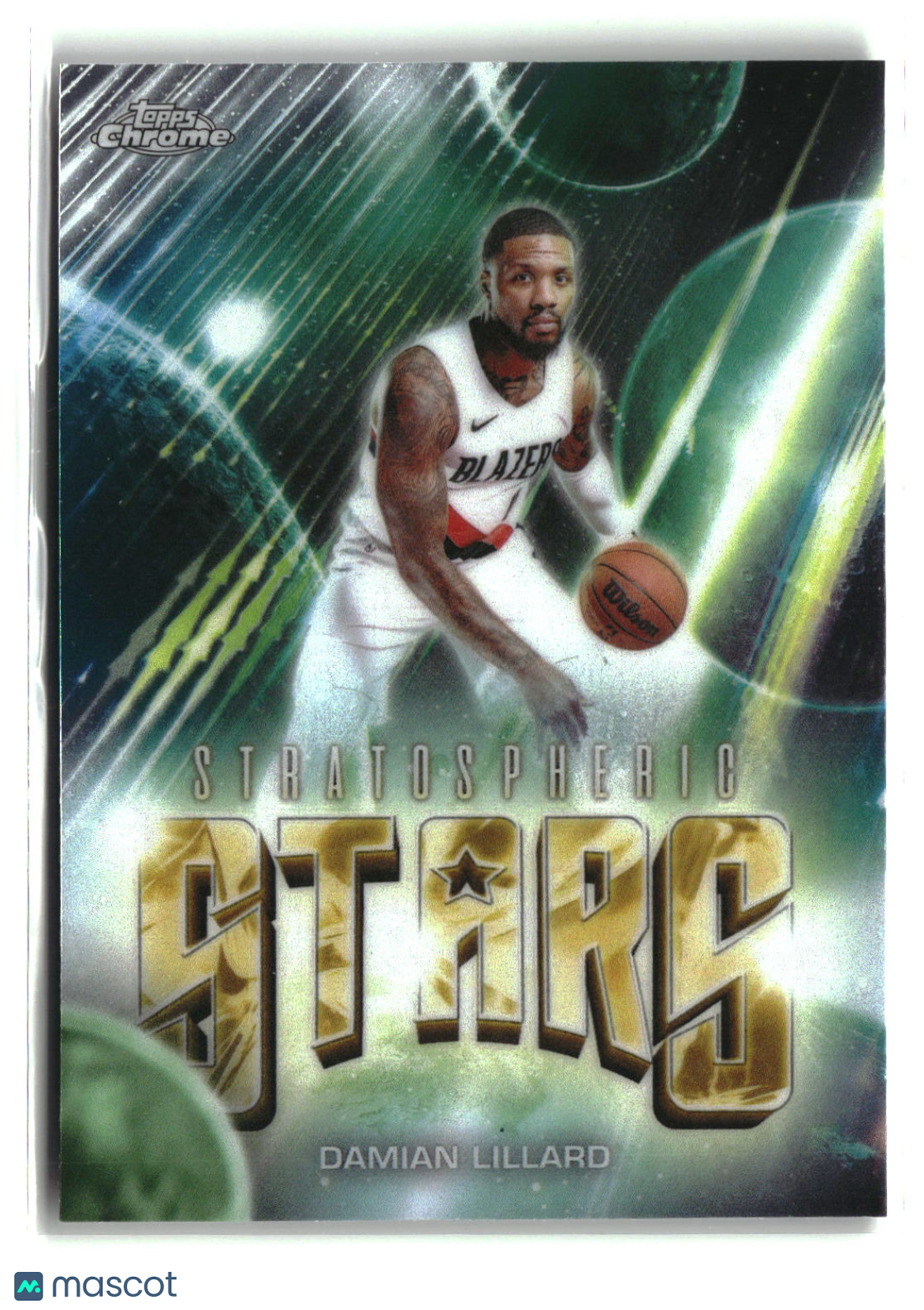 Damian Lillard 2025-26 Topps Chrome Update Stratospheric Stars #ST-5