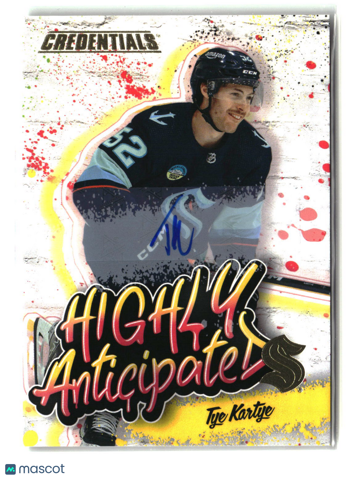 Tye Kartye 2023-24 Upper Deck Credentials Highly Anticipated Autographs #HA-35