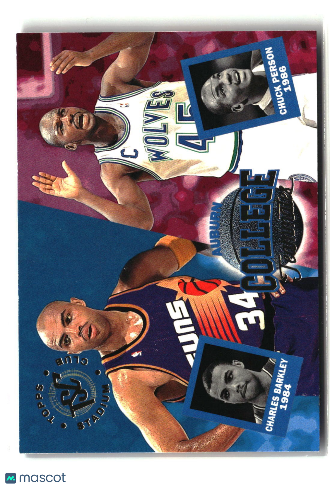 Charles Barkley / Chuck Person 1994-95 Stadium Club #101