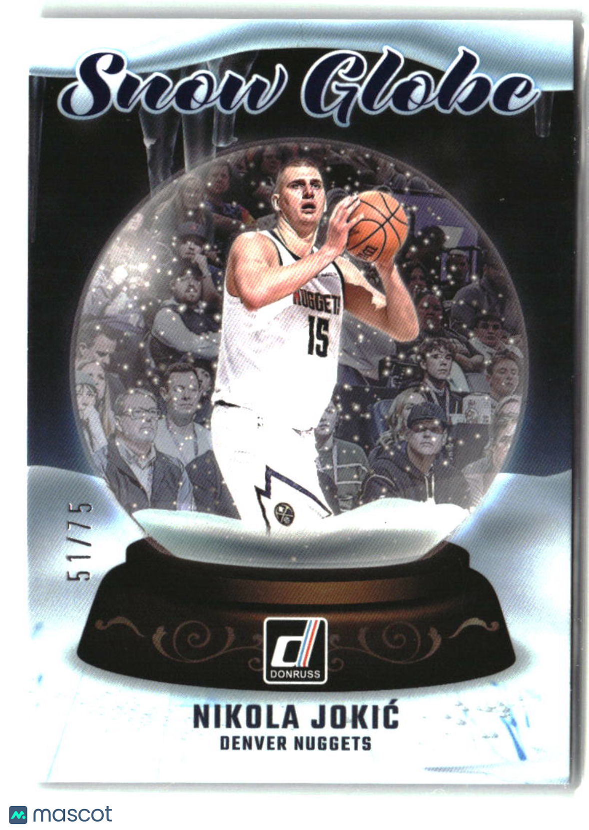 Nikola Jokic 2024-25 Donruss Snow Globe Blue Winter #7 #/75