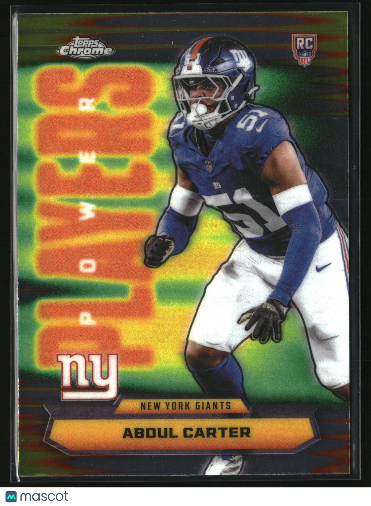 Abdul Carter 2025 Topps Chrome Power Players #PP-40