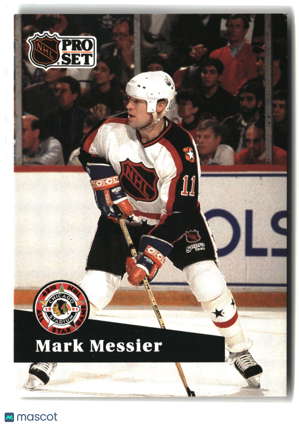 Mark Messier 1991-92 Pro Set French #282