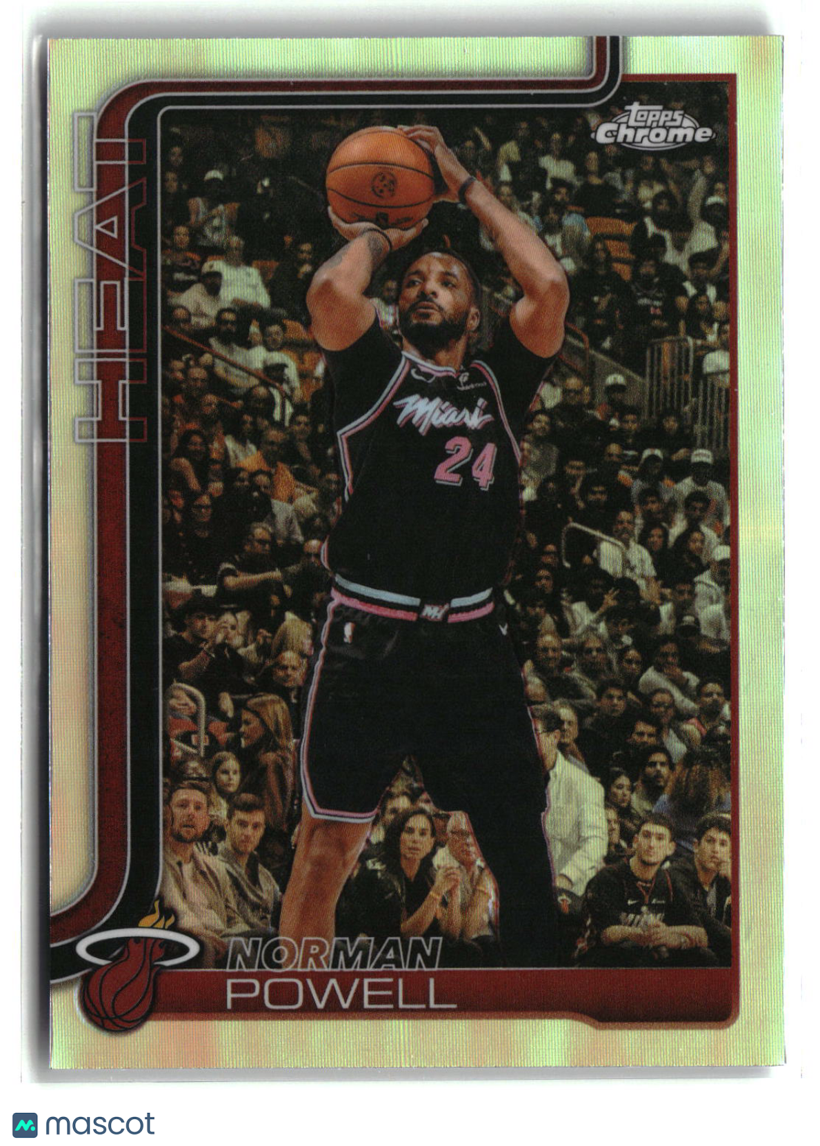 Norman Powell 2025-26 Topps Chrome Update Refractor #58