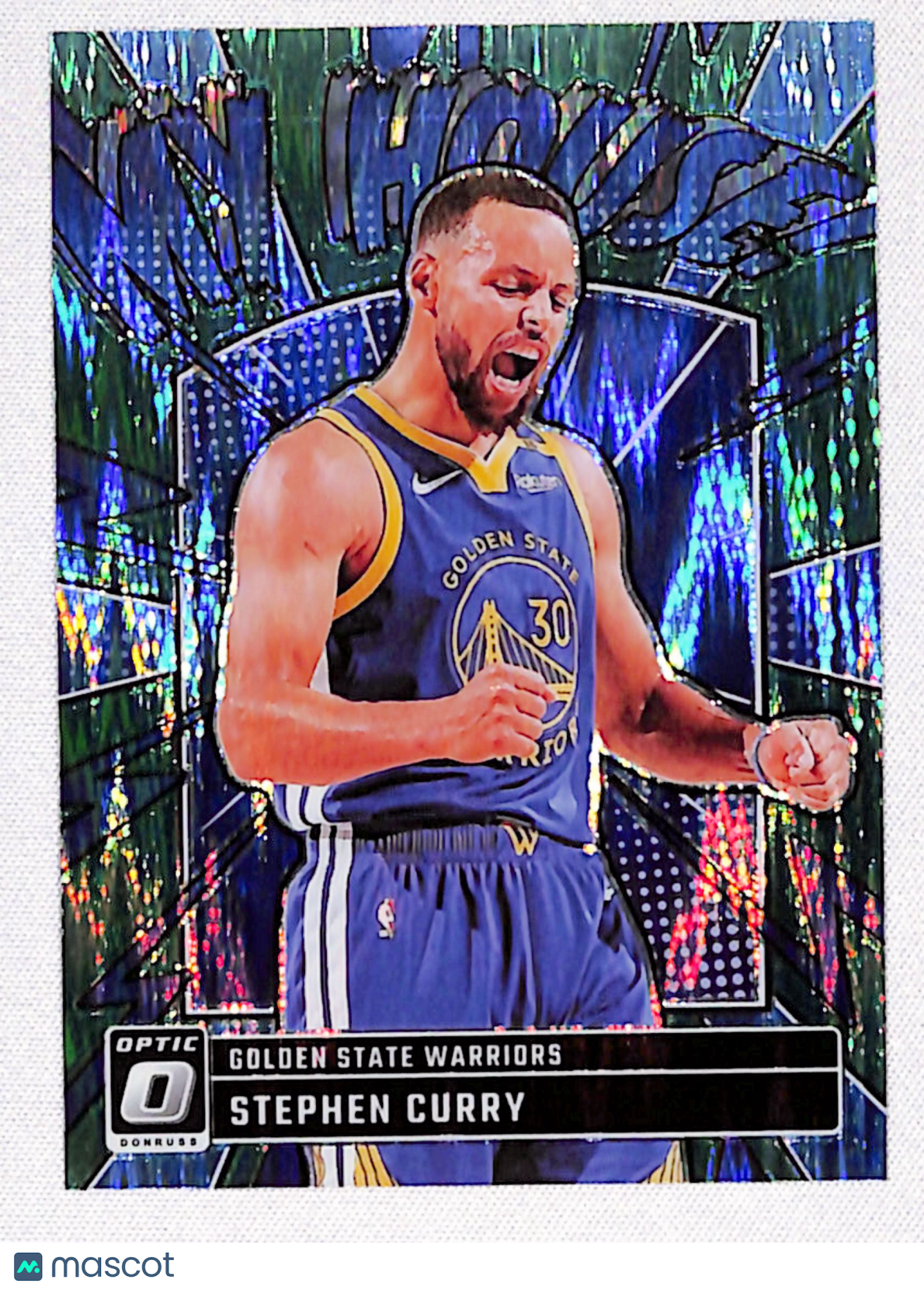 Stephen Curry 2024-25 Donruss Optic My House Green Shock #17 #/149