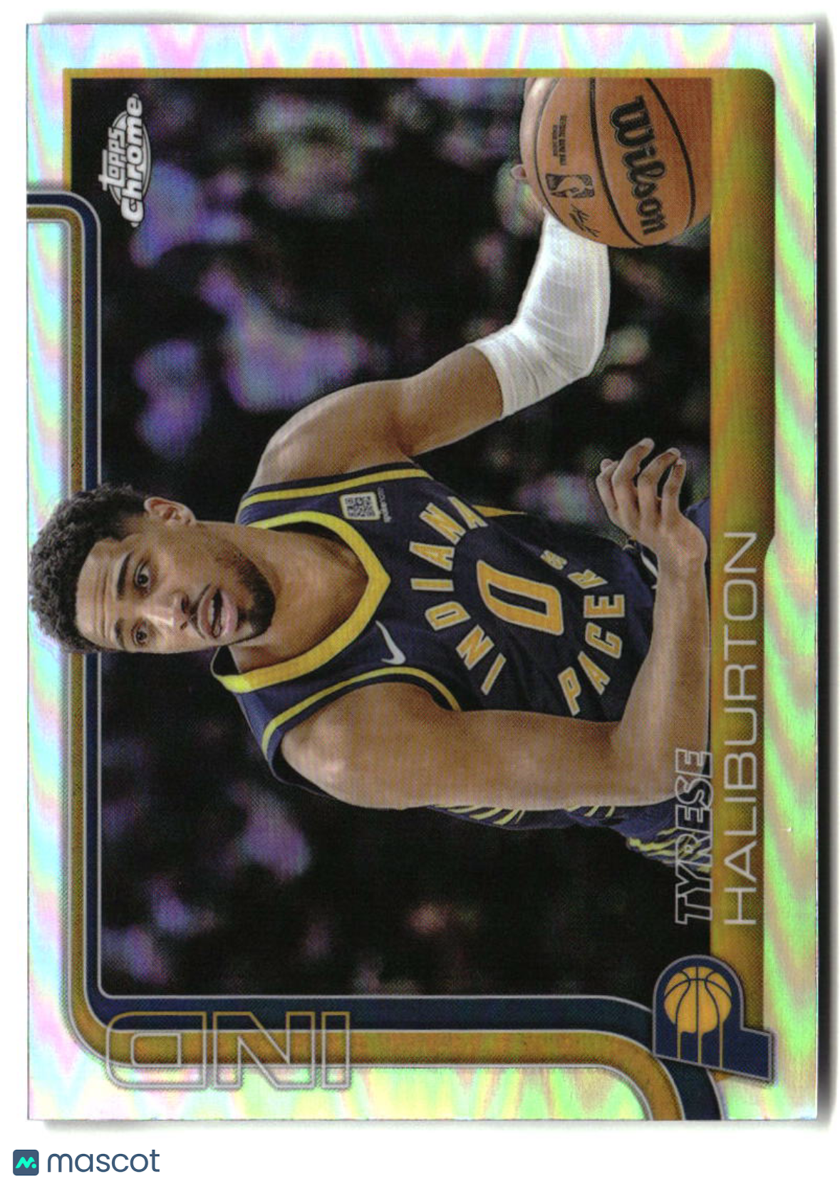 Tyrese Haliburton 2025-26 Topps Chrome Refractor #3