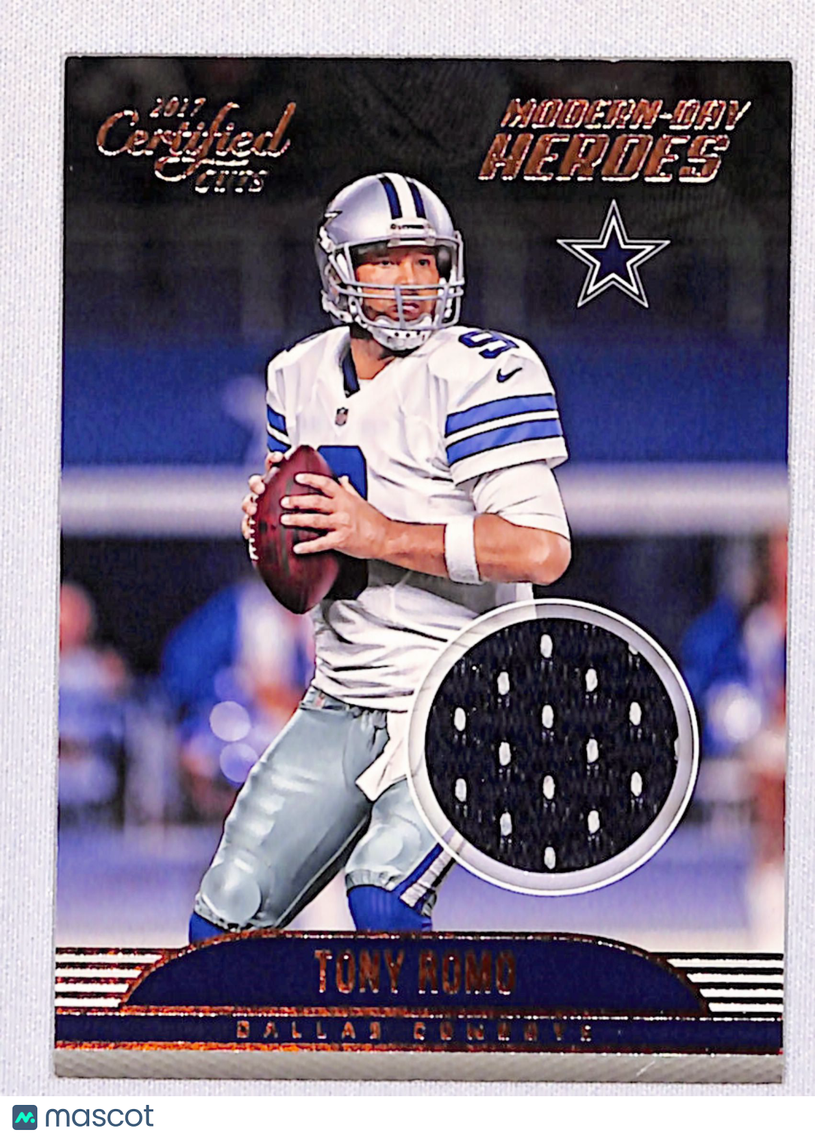 Tony Romo 2017 Donruss Certified Cuts Modern Day Heroes Memorabilia #38