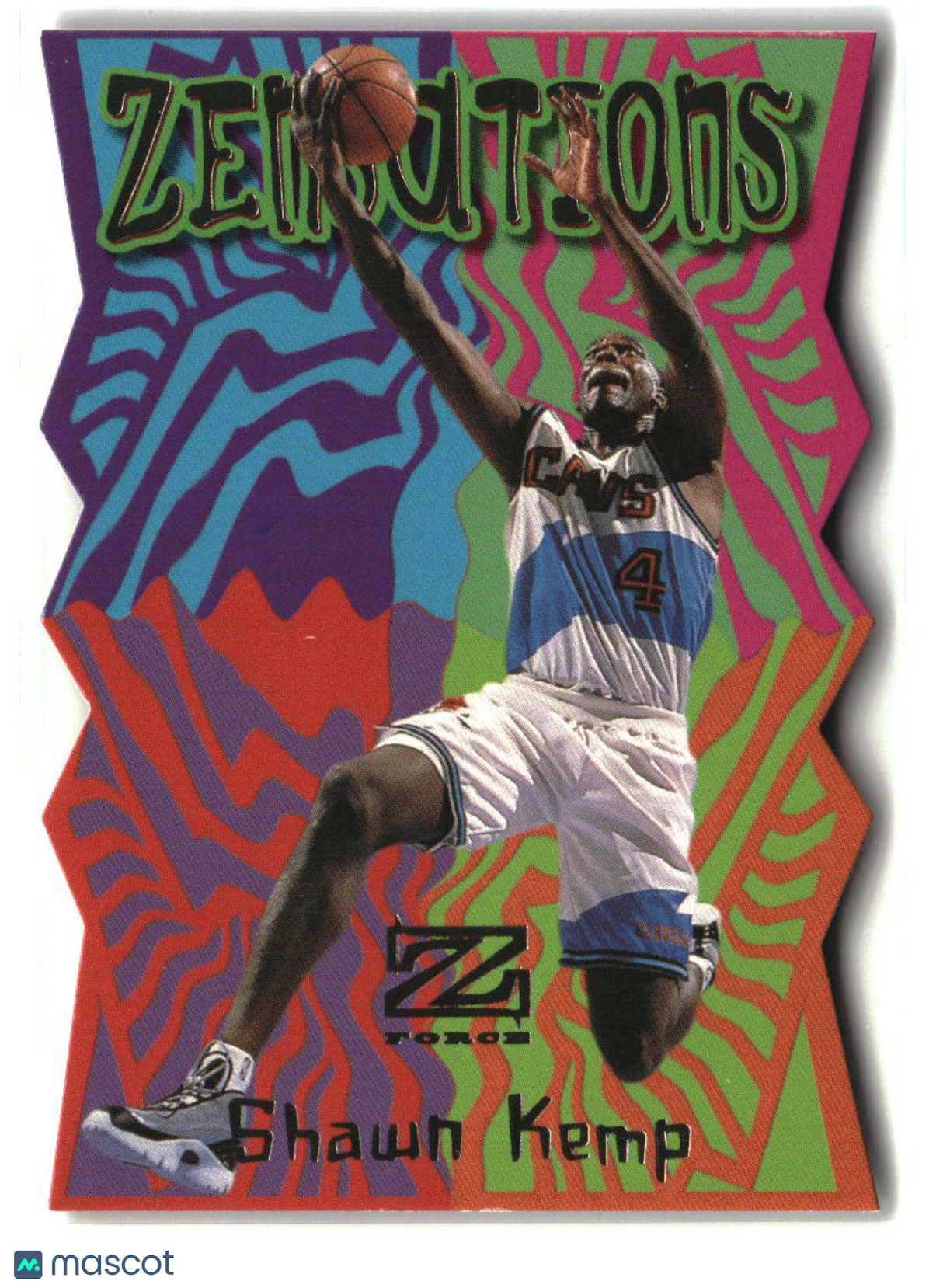Shawn Kemp 1997-98 SkyBox Z-Force Zensations #8 ZN