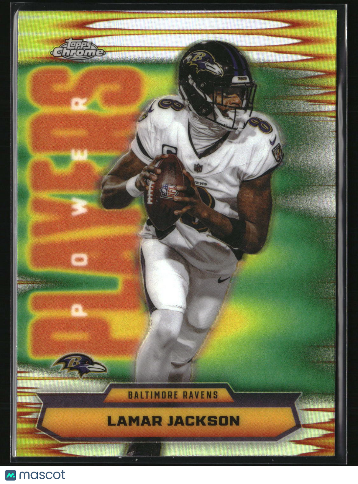 Lamar Jackson 2025 Topps Chrome Football Power Players Refractor #PP-1