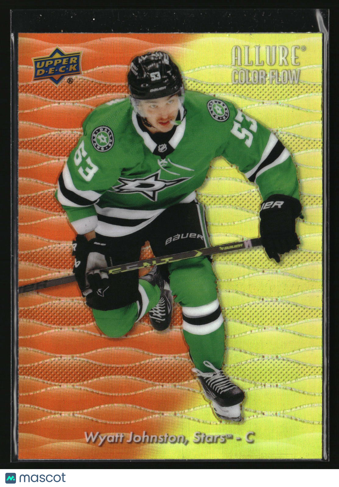 Wyatt Johnston 2023-24 Upper Deck Allure Color Flow Orange-Yellow #CF-14