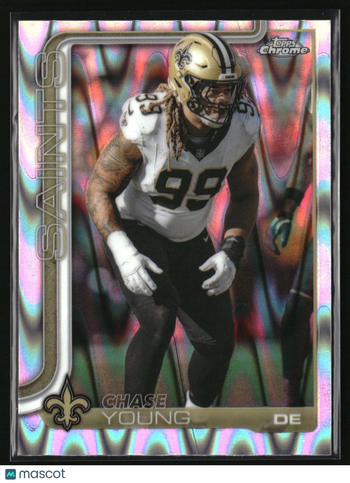 Chase Young 2025 Topps Chrome Ray Wave Refractor #220