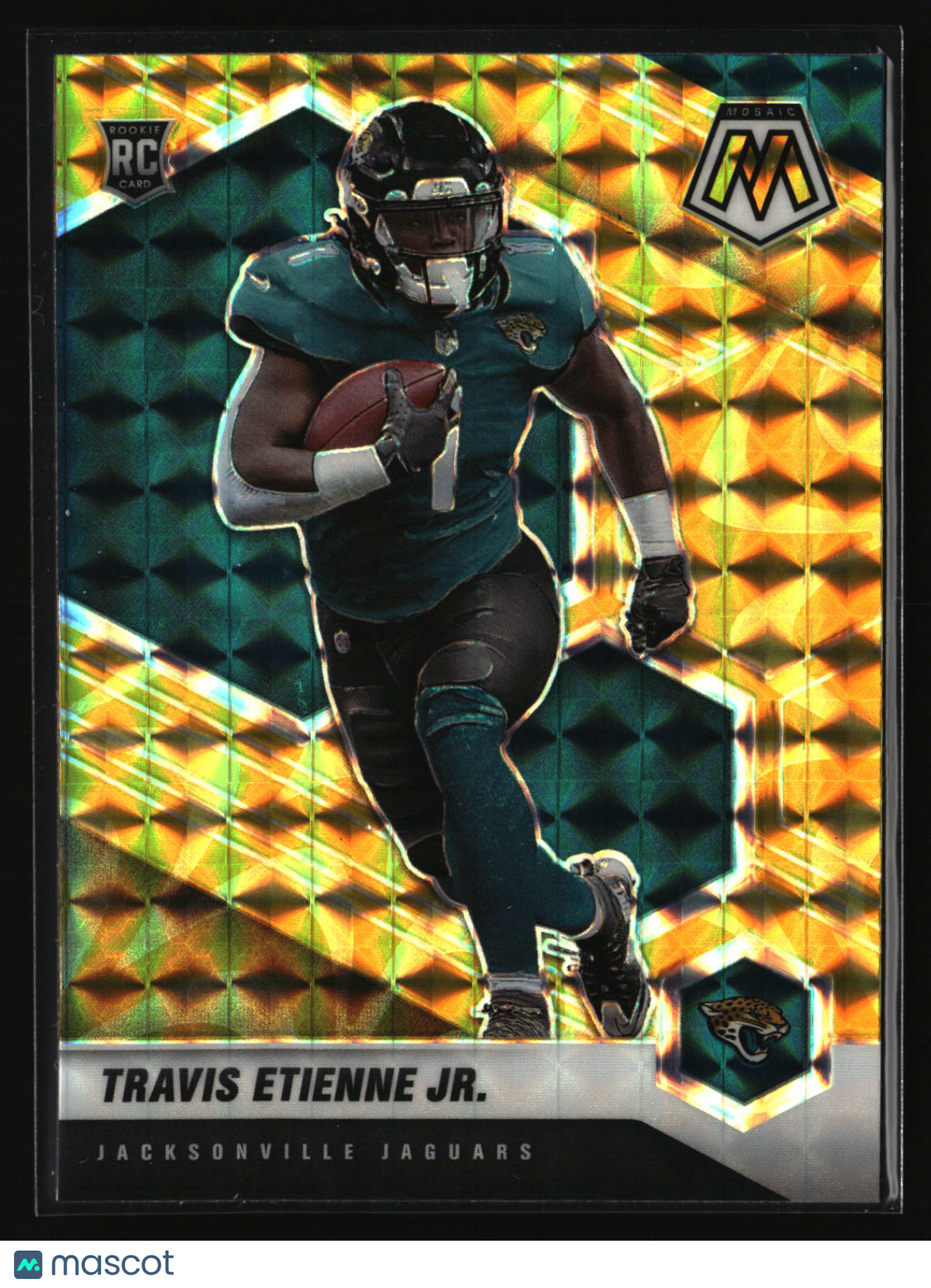 Travis Etienne Jr. 2021 Panini Mosaic Prizm Reactive Yellow #314