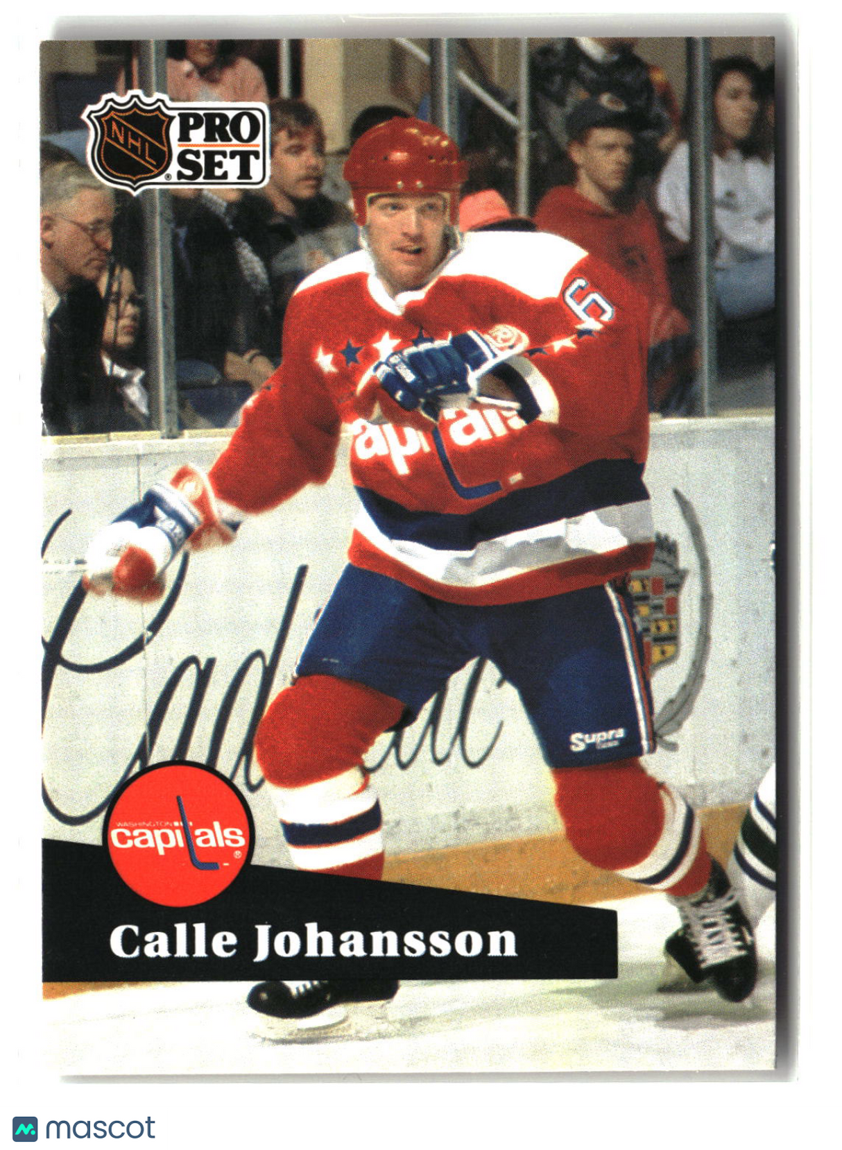 Calle Johansson 1991-92 Pro Set French #248