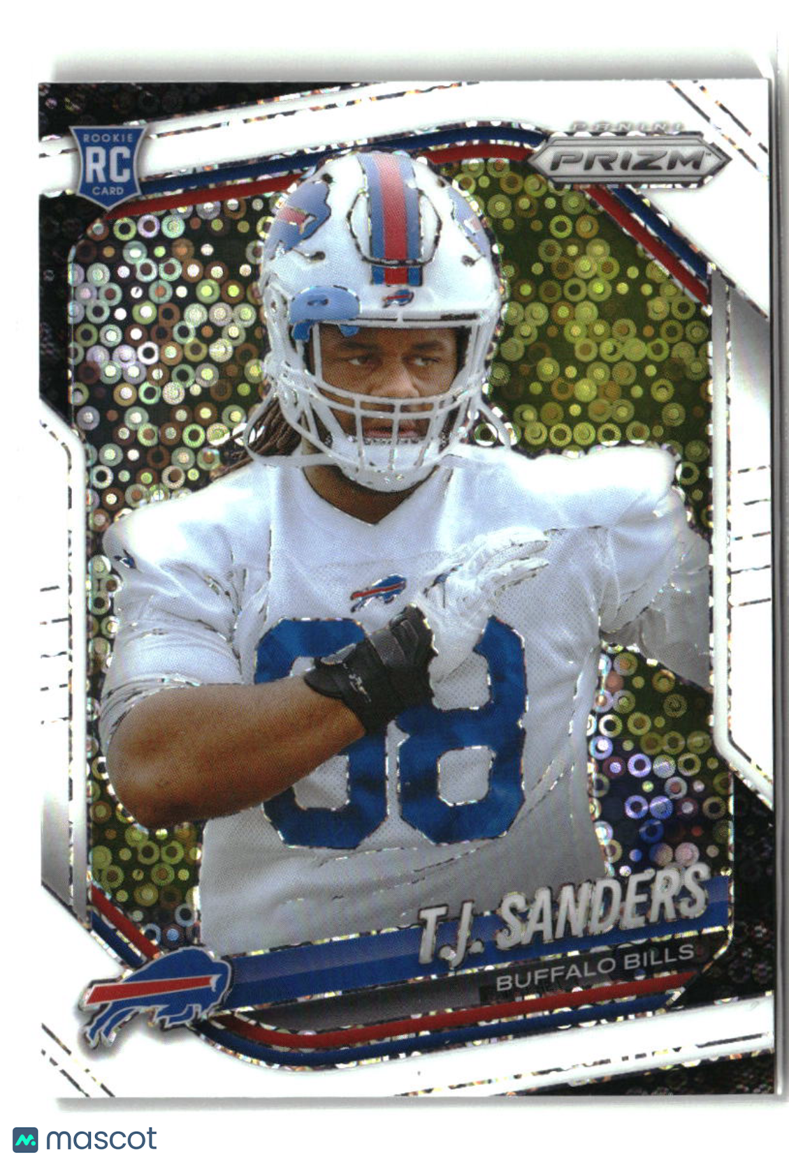 T.J. Sanders 2025 Panini Prizm White Disco #338