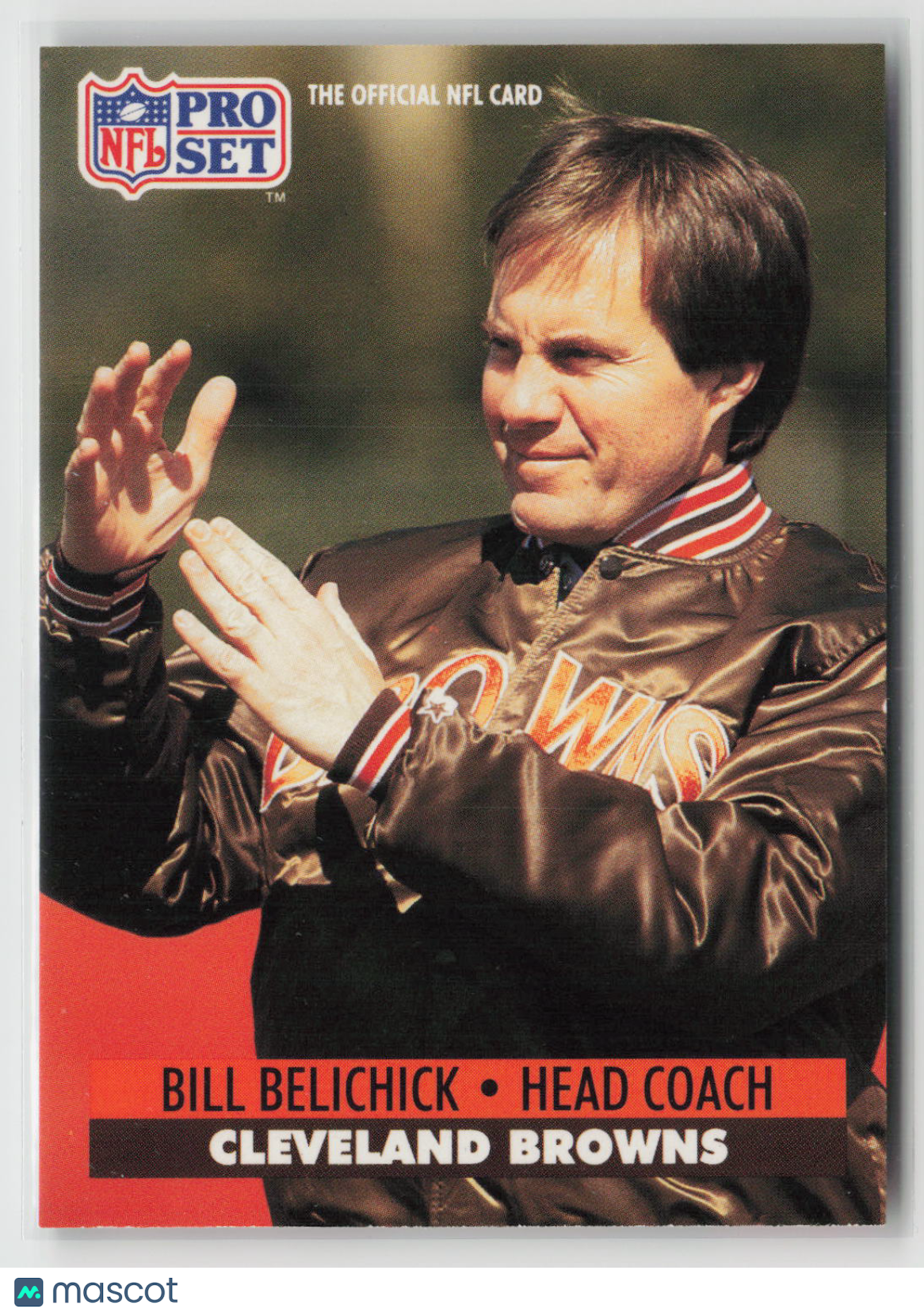 Bill Belichick 1991 Pro Set #126