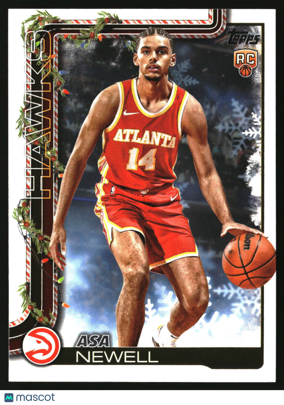 Asa Newell 2025-26 Topps Holiday #H183