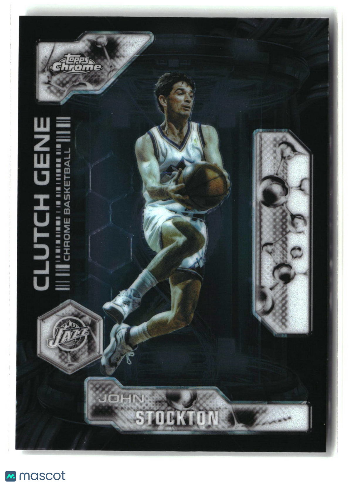 John Stockton 2025-26 Topps Chrome Update Clutch Gene #CG-30