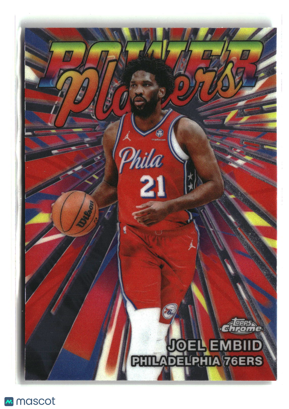 Joel Embiid 2025-26 Topps Chrome Update Power Players #PP-18