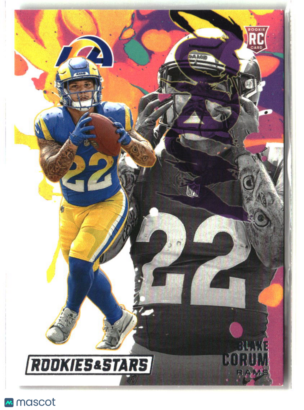Blake Corum 2024 Panini Rookies & Stars Rookie Exclusive #RE-BCM