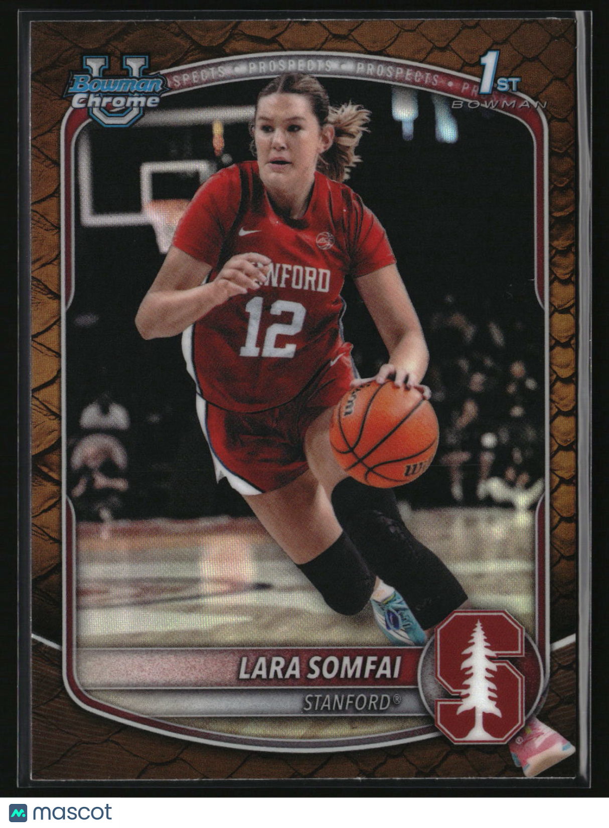 Lara Somfai 2025-26 Bowman Chrome Prospects Reptilian Refractor #BCP-44
