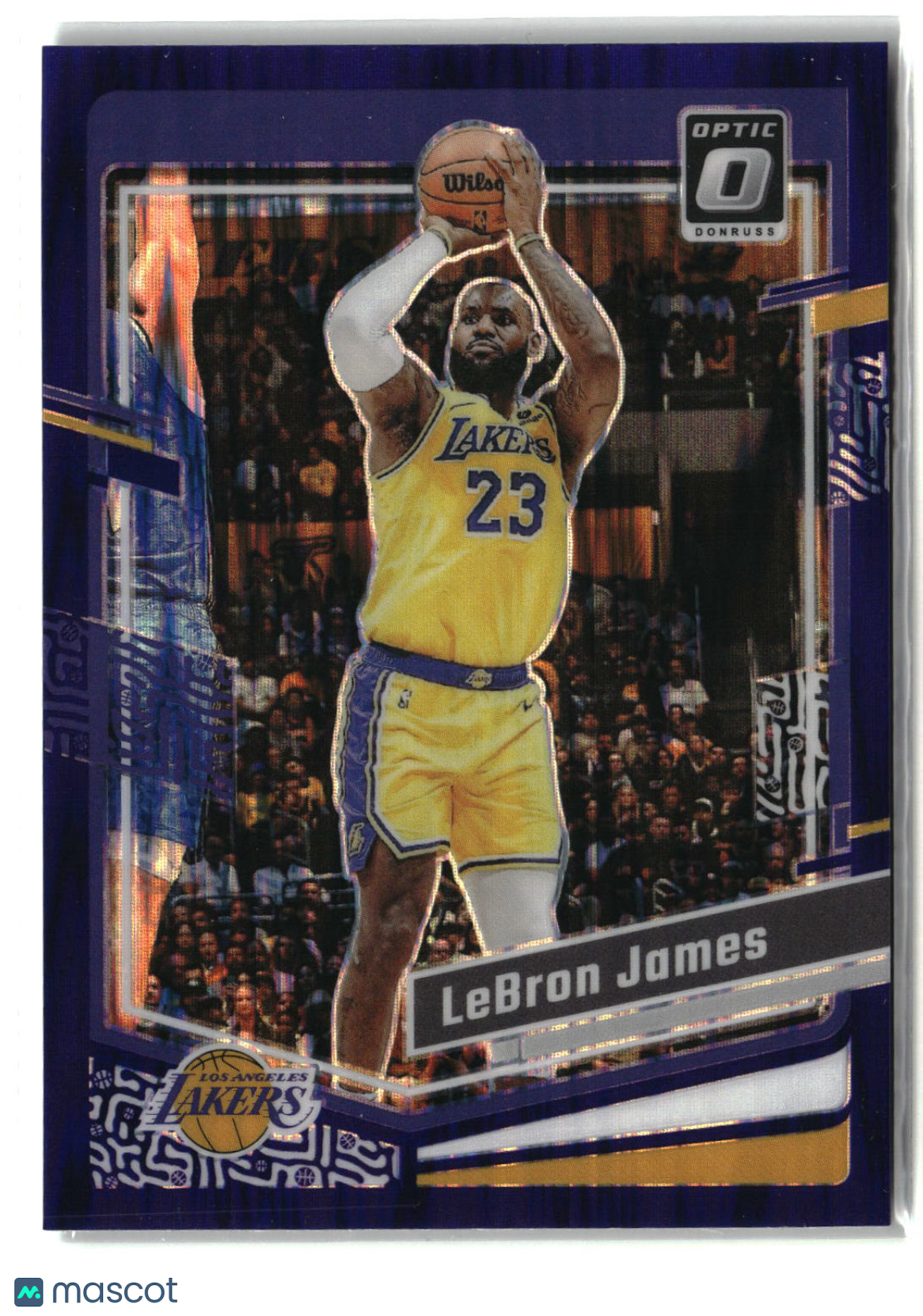 LeBron James 2023-24 Donruss Optic Purple Shock #65