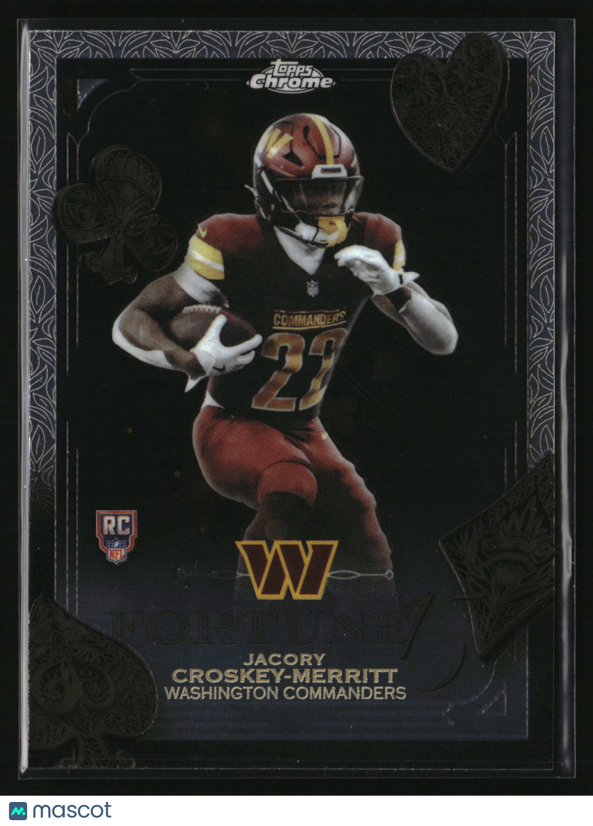 Jacory Croskey-Merritt 2025 Topps Chrome Fortune 15 #F15-29