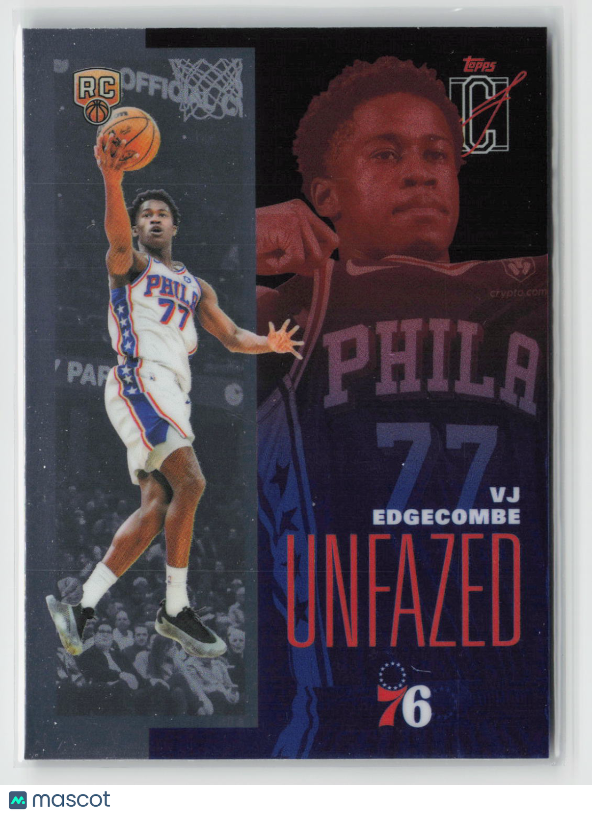 VJ Edgecombe 2025-26 Topps Signature Class Unfazed #FAZE-13