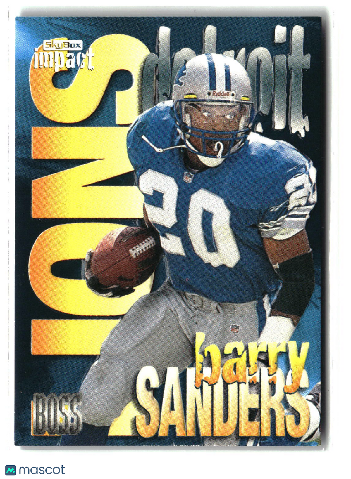 Barry Sanders 1997 SkyBox Impact Boss #19