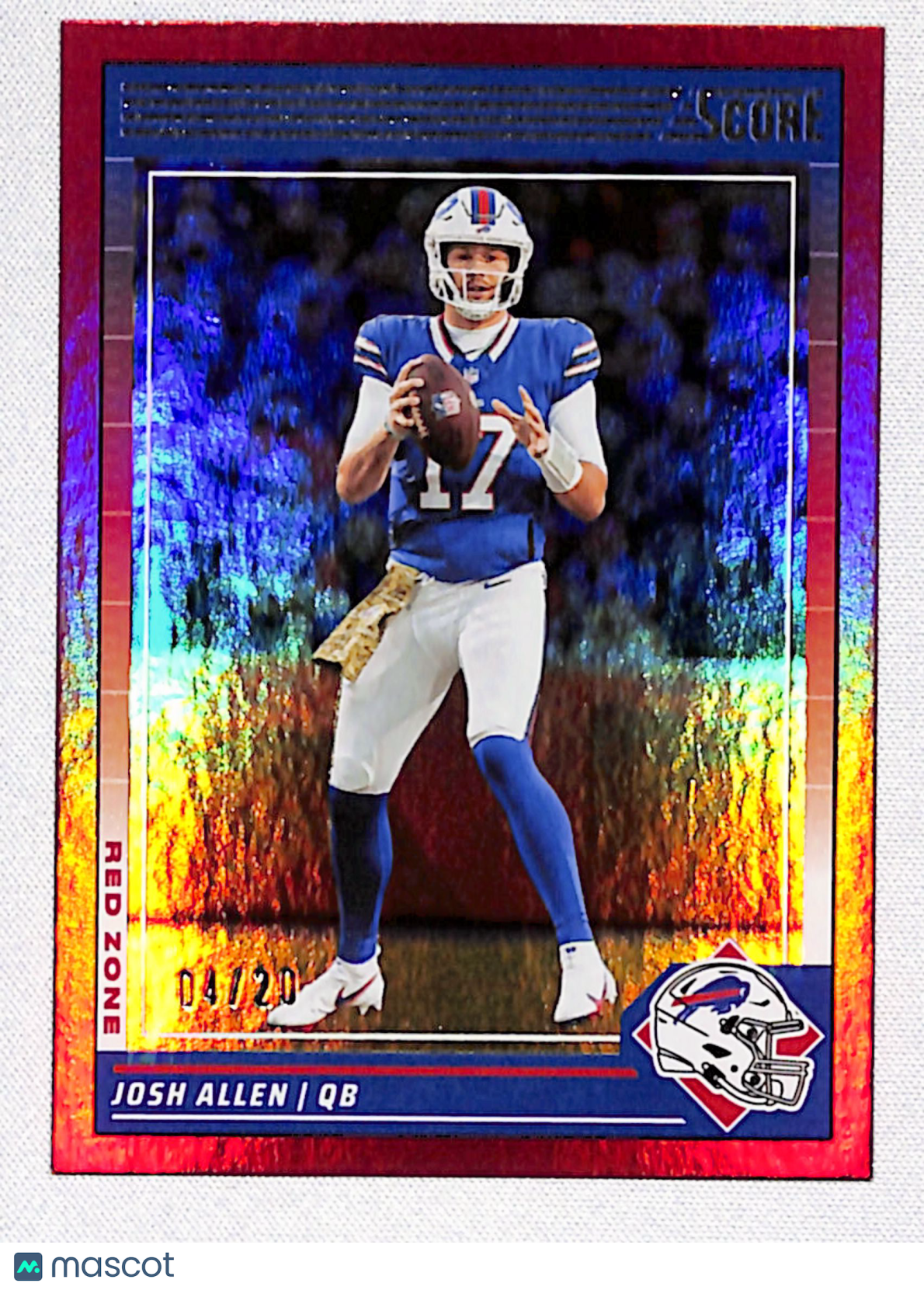 Josh Allen 2024 Score Red Zone #28 #/20