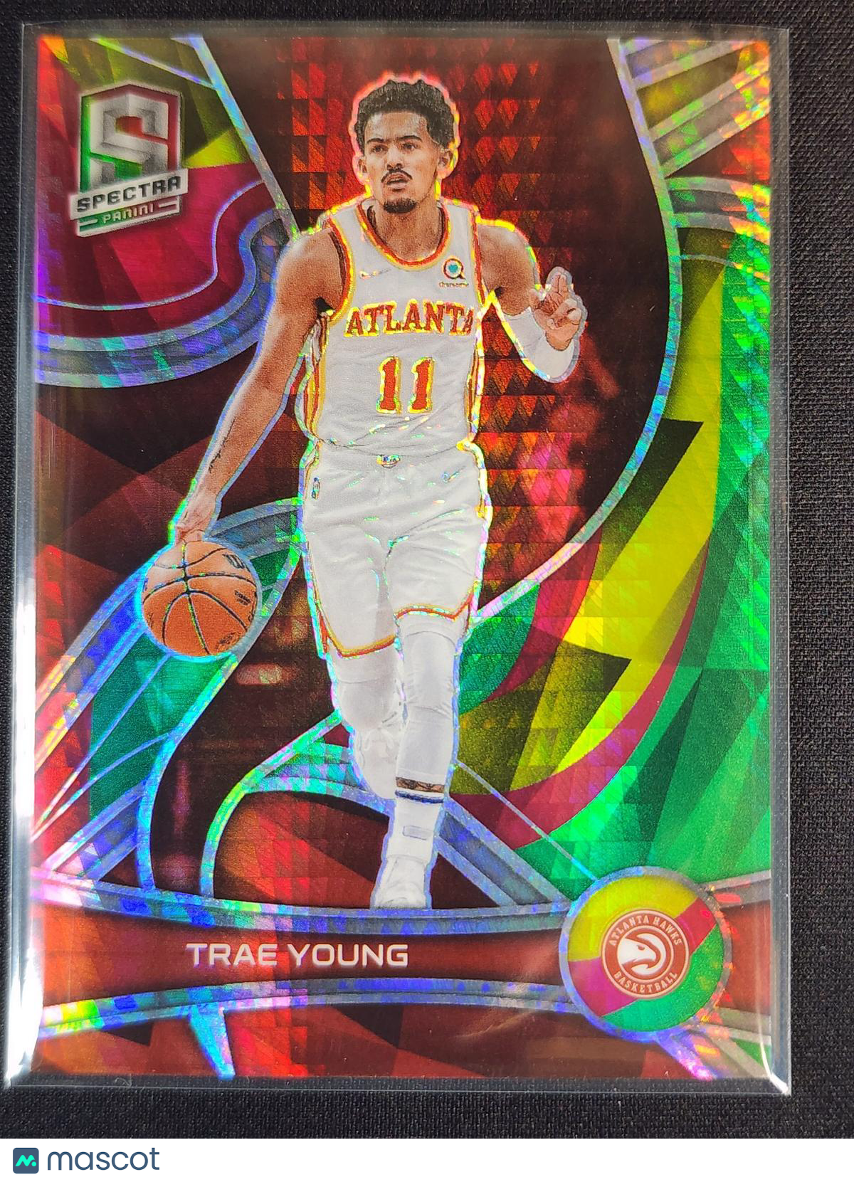 Trae Young 2021-22 Panini Spectra Asia Red & Yellow #11