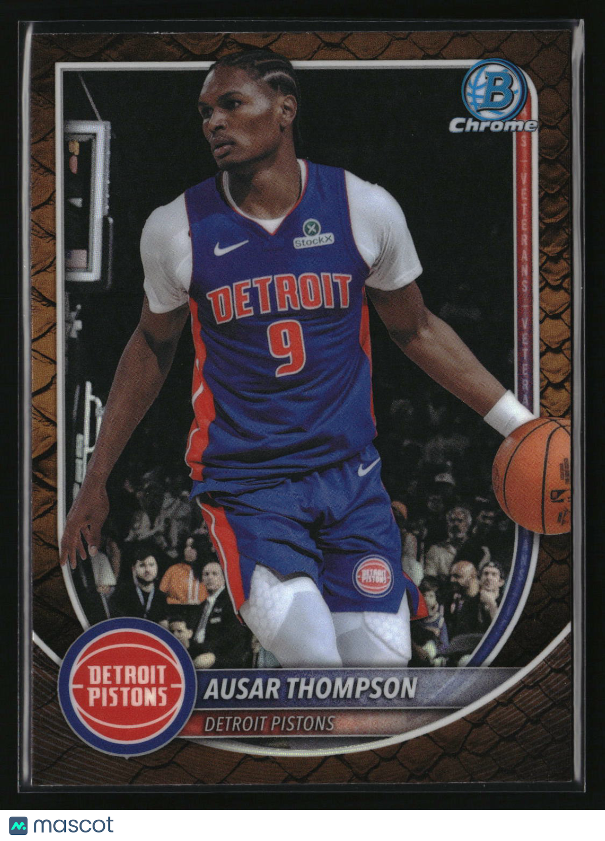 Ausar Thompson 2025-26 Bowman Chrome Reptilian Refractor #BCV-76
