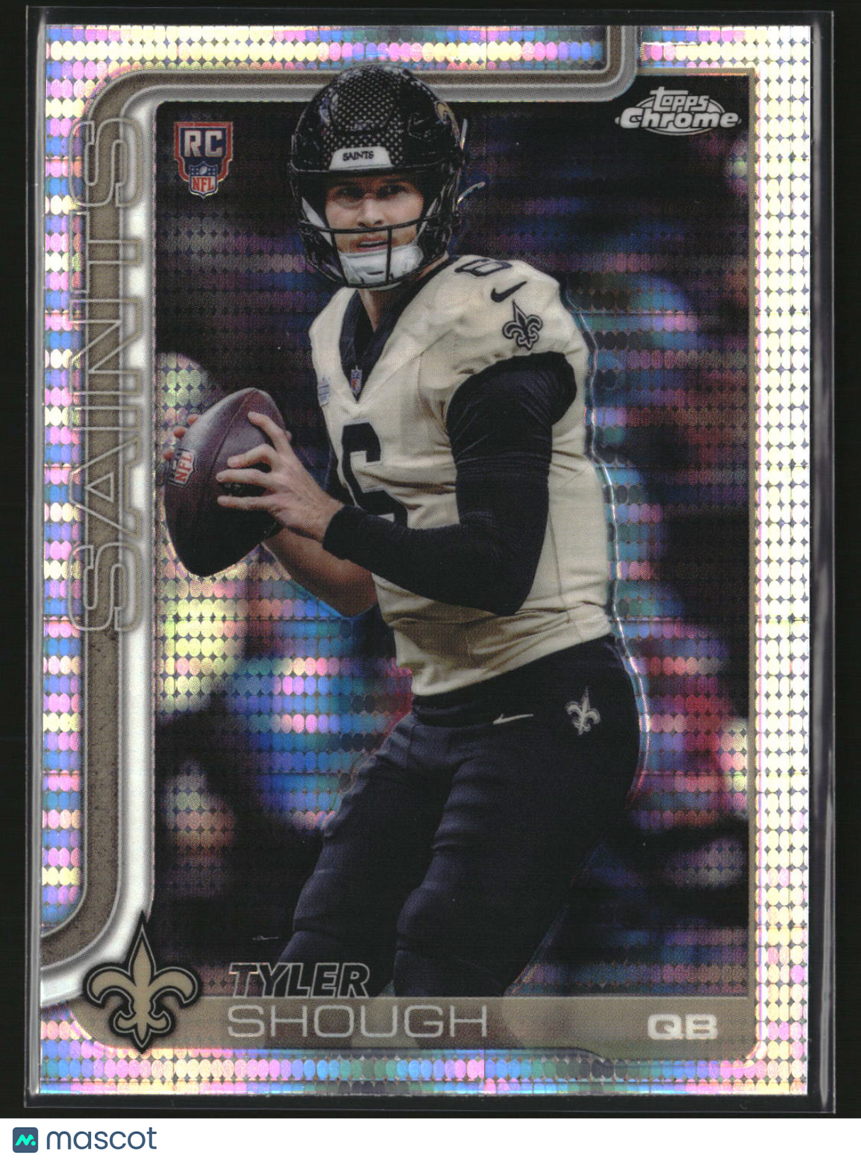 Tyler Shough 2025 Topps Chrome Football Pulsar Refractor #398