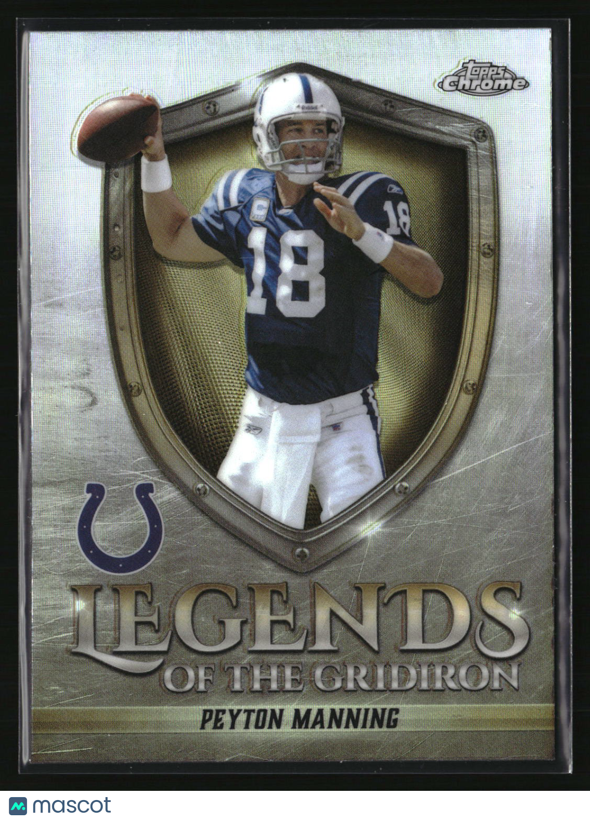 Peyton Manning 2025 Chrome Football Legends Of The Gridiron Refractor #LOG-10