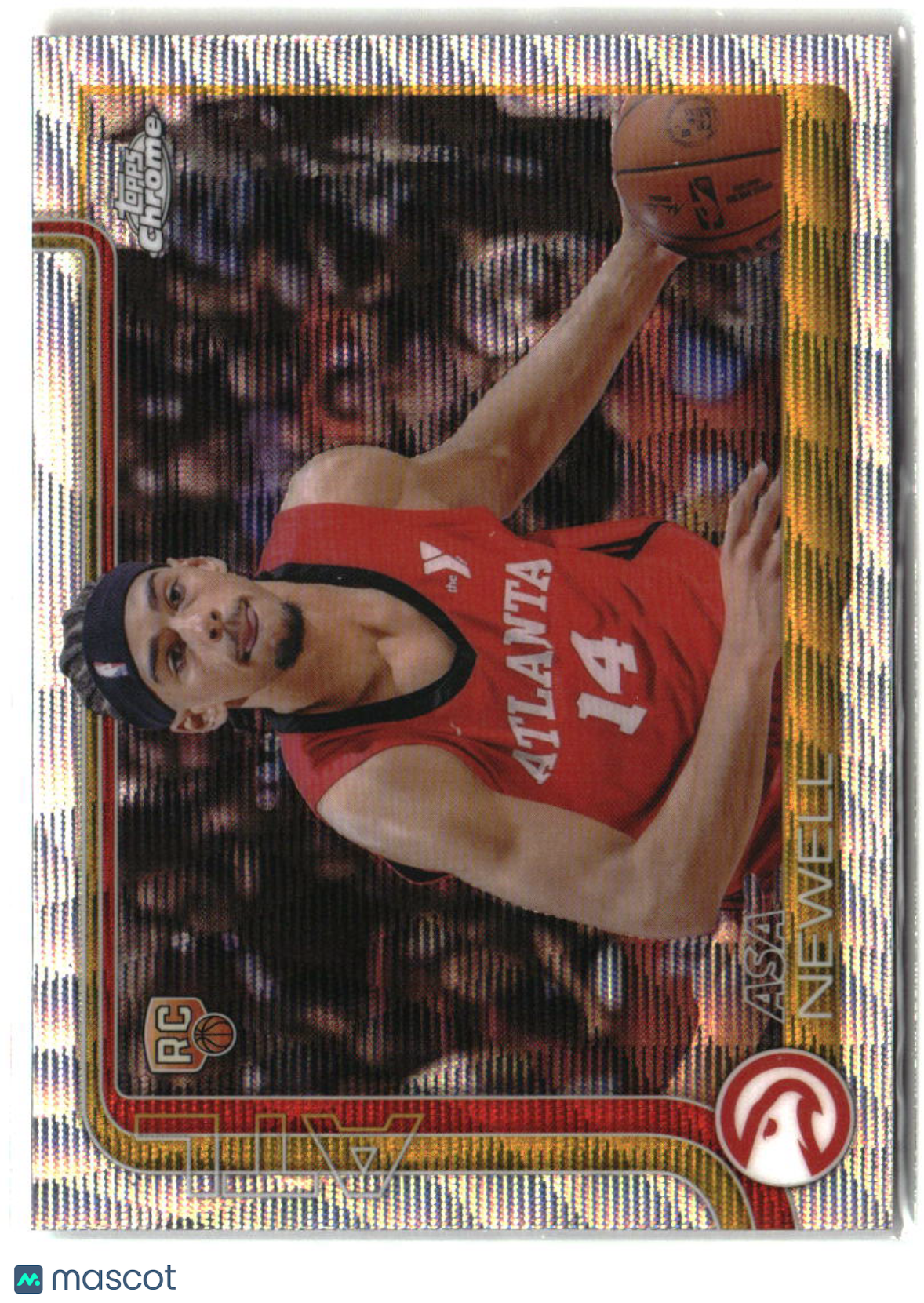 Asa Newell 2025-26 Topps Chrome Wave Refractor #273