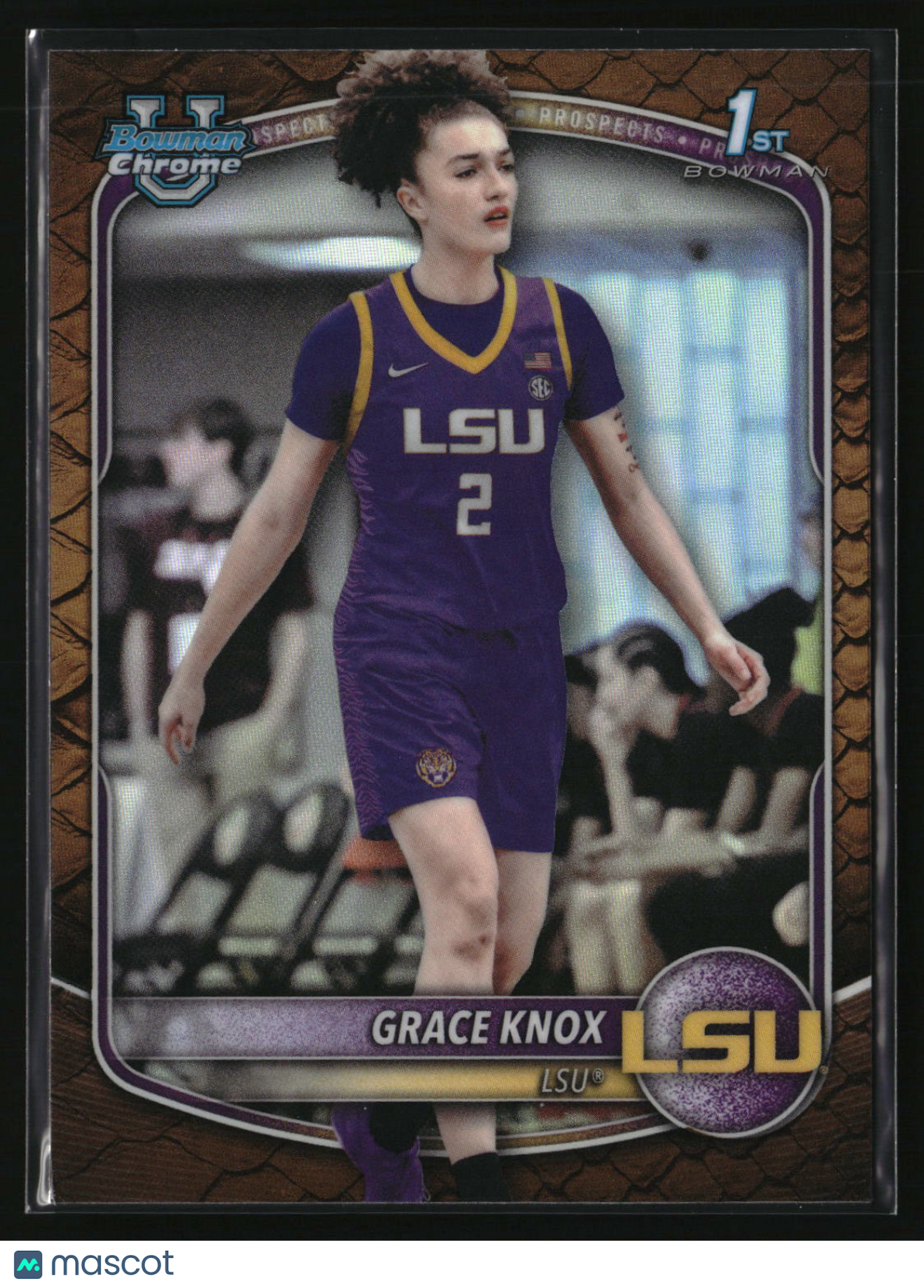 Grace Knox 2025-26 Bowman Chrome Prospects Reptilian Refractor #BCP-48