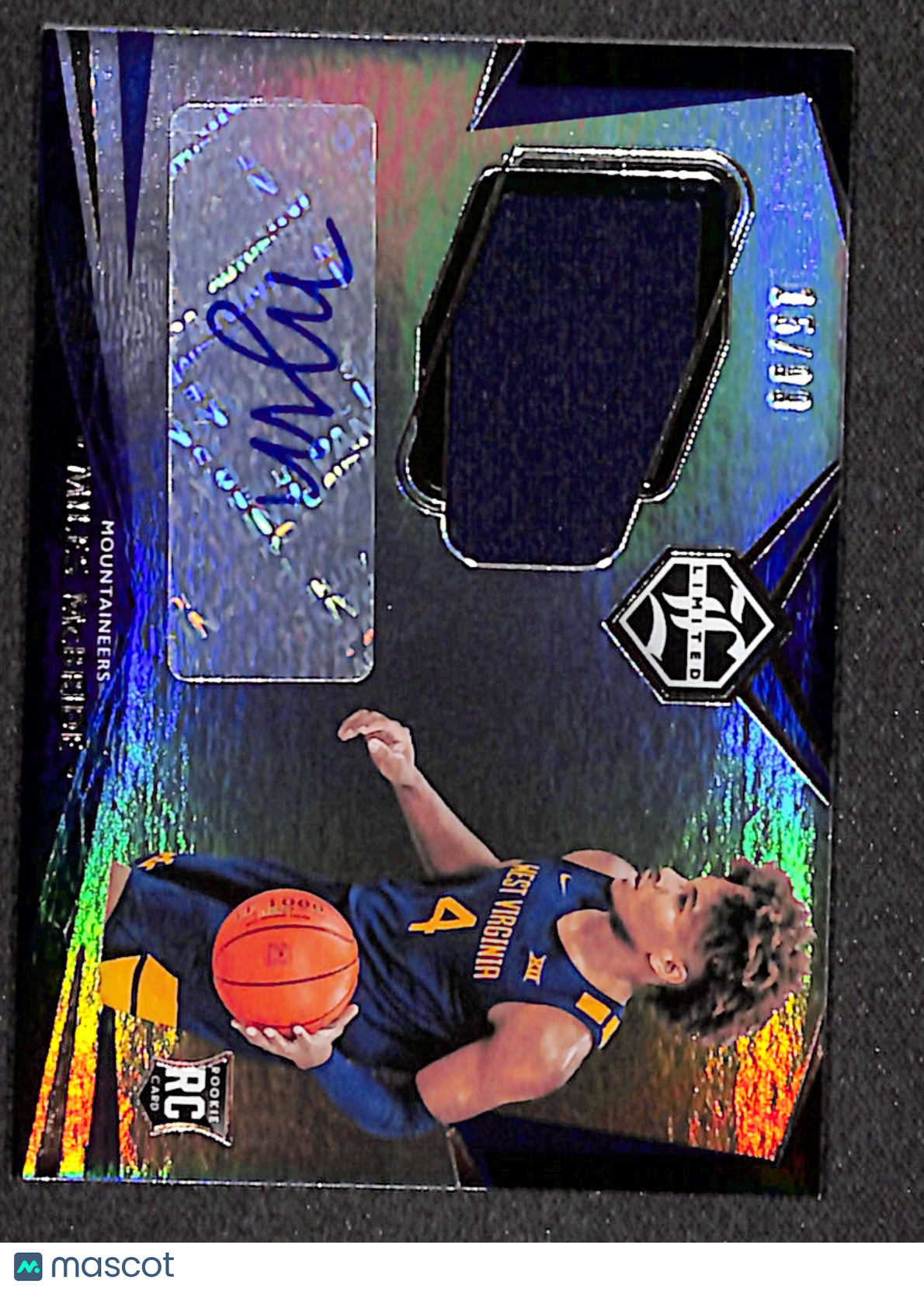 Miles McBride 2021 Chronicles Draft Limited Rookie Jersey Autograph #LA-MMC #/99