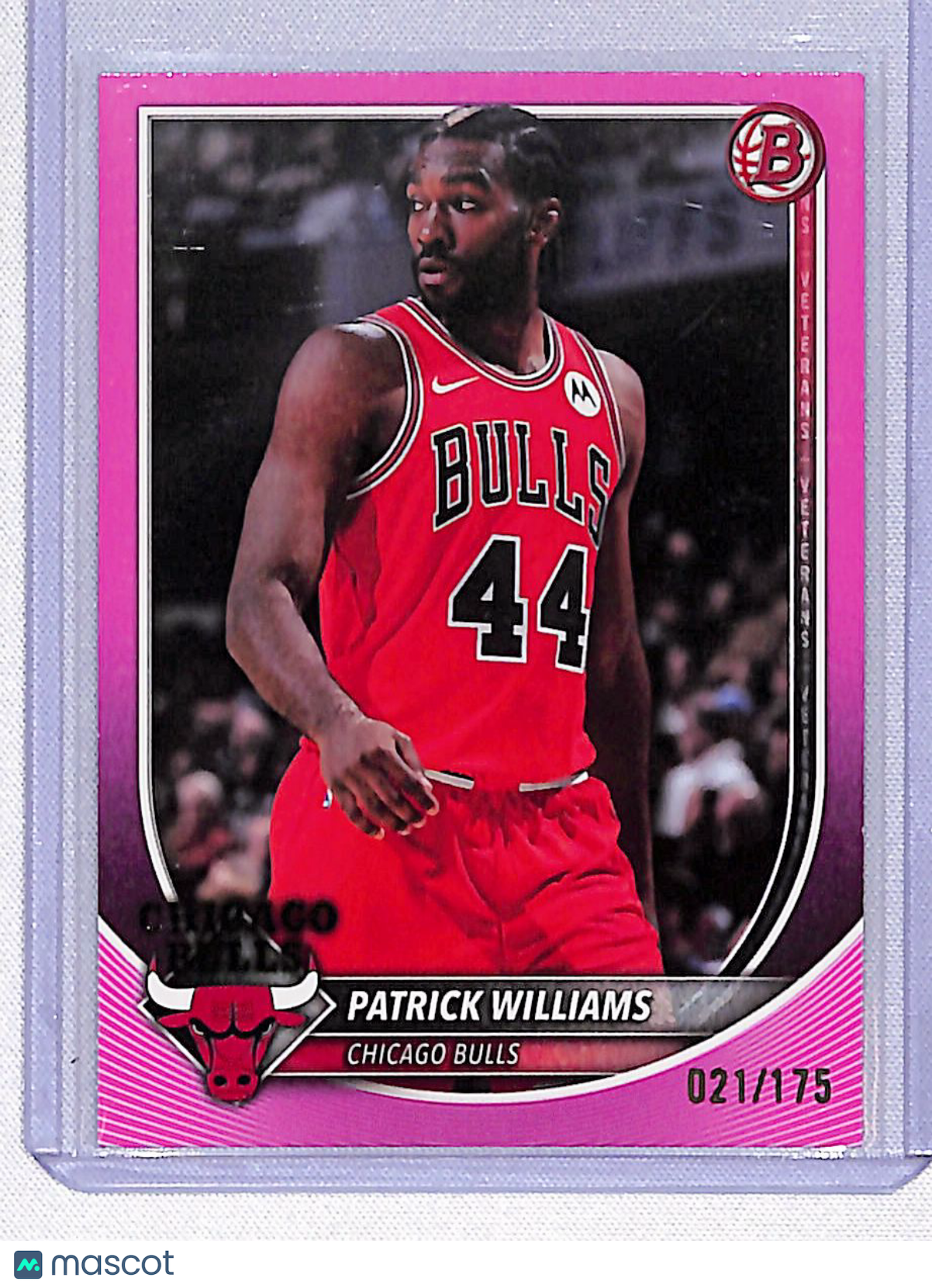 Patrick Williams 2025-26 Bowman Pink Border #158 #/175