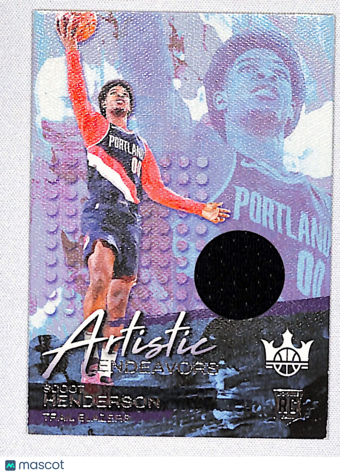 Scoot Henderson 2023-24 Panini Court Kings Artistic Endeavors #AE-SCO