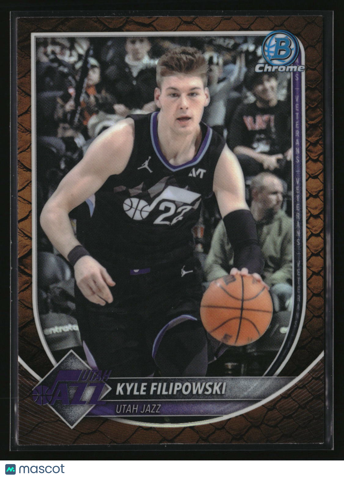 Kyle Filipowski 2025-26 Bowman Chrome Reptilian Refractor #BCV-113