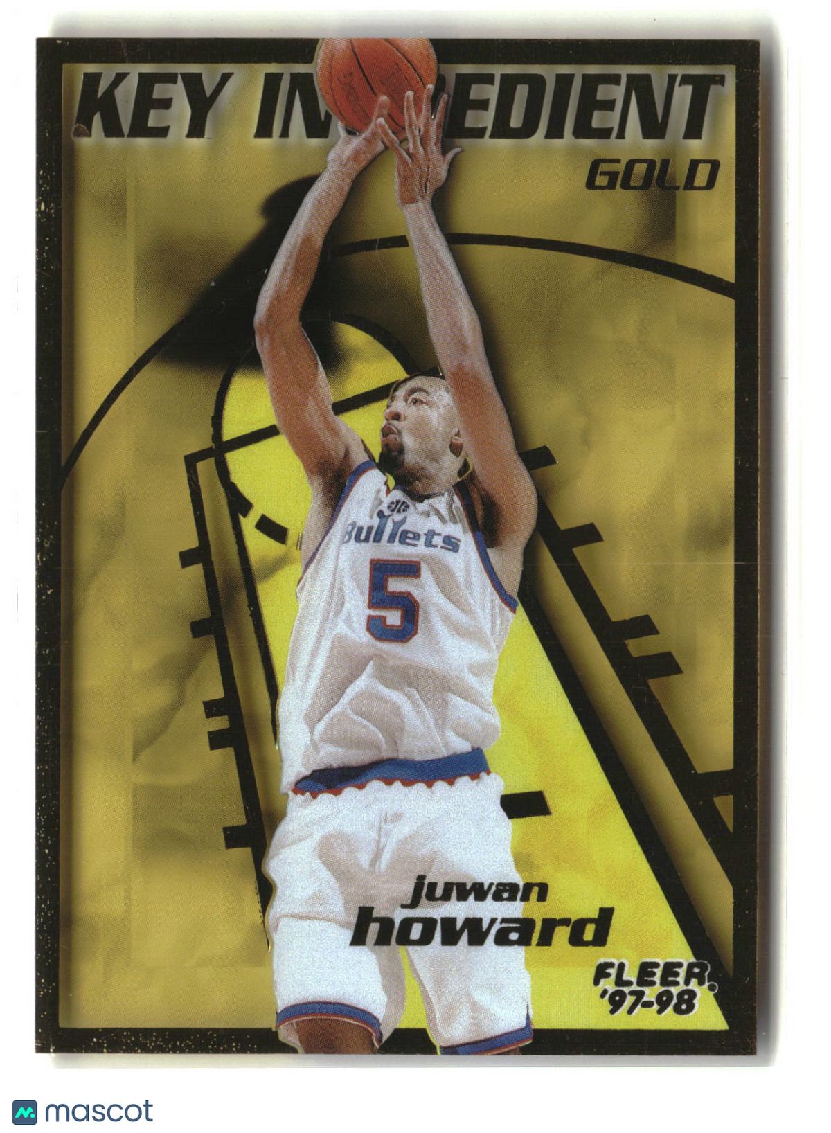 Juwan Howard 1997-98 Fleer Key Ingredient Gold #4