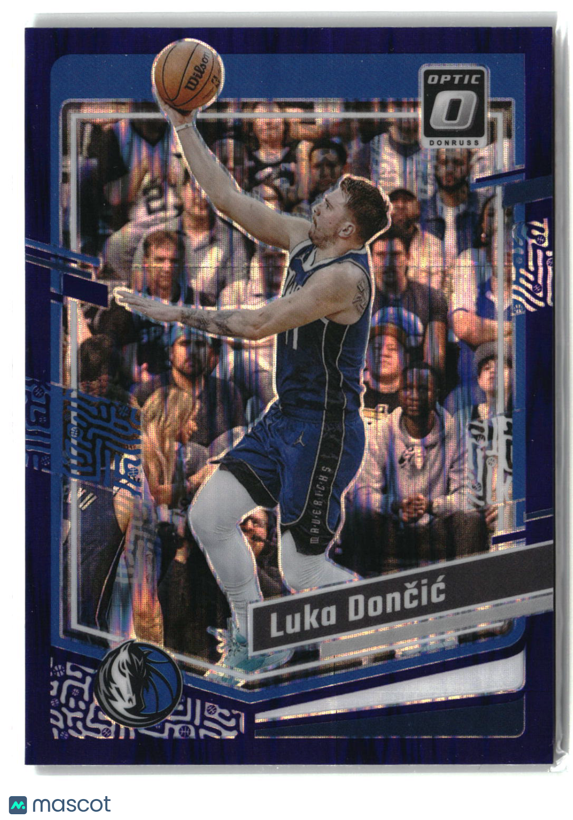 Luka Doncic 2023-24 Donruss Optic Purple Shock #67