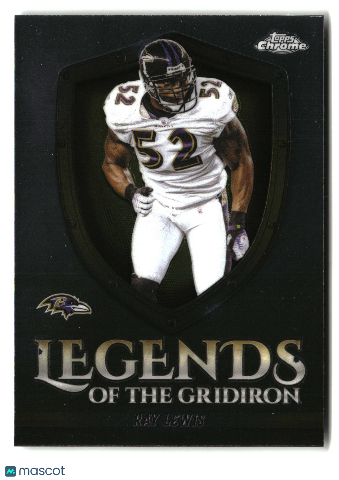 Ray Lewis 2025 Topps Chrome Legends of the Gridiron #LOG-39